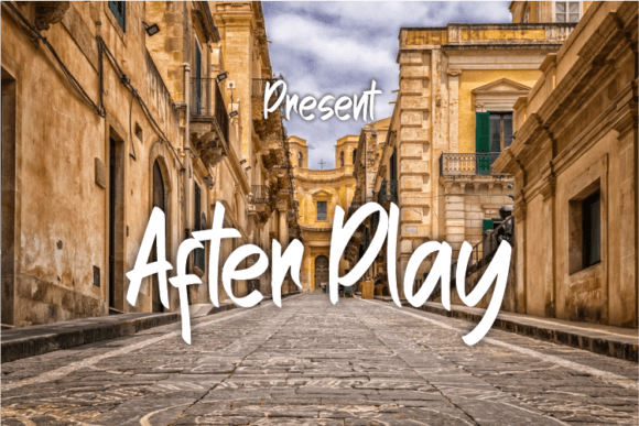 After Play: A Script Handwritten Font That Elevates Your Brand