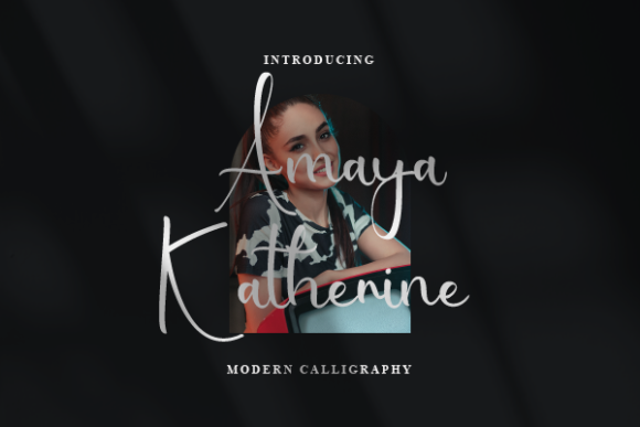 Amaya Katherine: A Script Handwritten Font for Elegant Branding