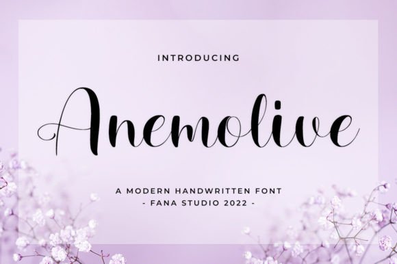 Anemolive: A Sweet & Delicate Script Handwritten Font for Editorial Warmth
