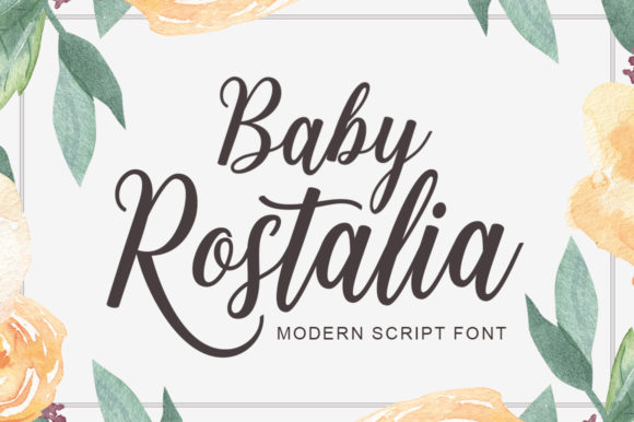 Baby Rostalia: A Script Handwritten Font for Creative Branding