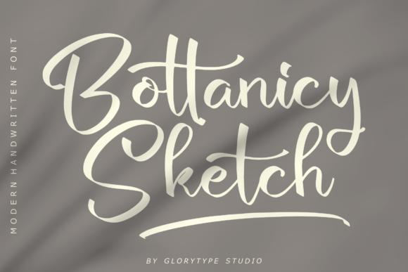 Bottanicy Sketch: A Timeless Script Handwritten Font for Branding