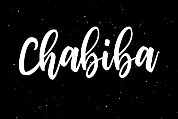 Chabiba: A Sweet Handwritten Font for Web Design