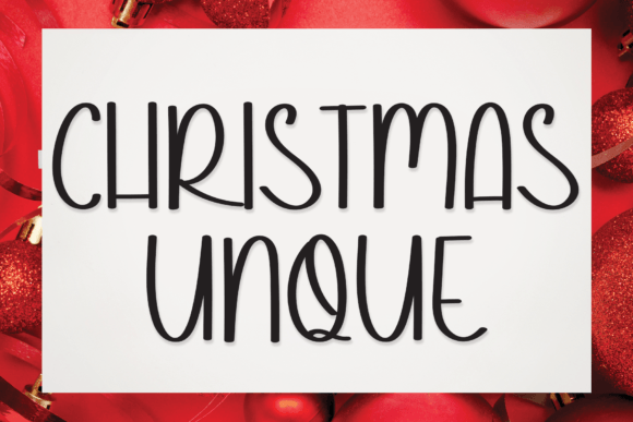 Christmas Unque: A Script Handwritten Font for Editorial Design