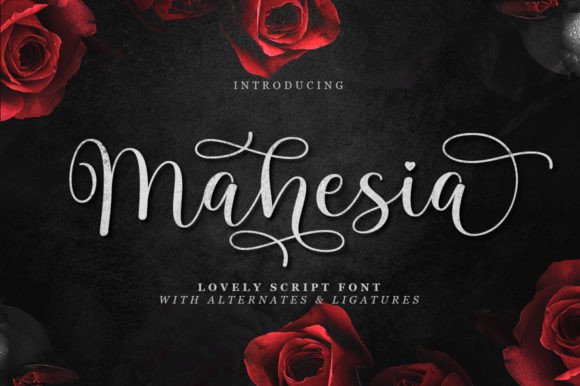 Discover the Beauty of Mahesia: A Handwritten Font for Editorial Design