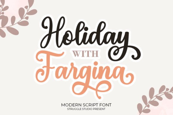 Holiday with Fargina: A Delicate Script Handwritten Font for Editorial Warmth
