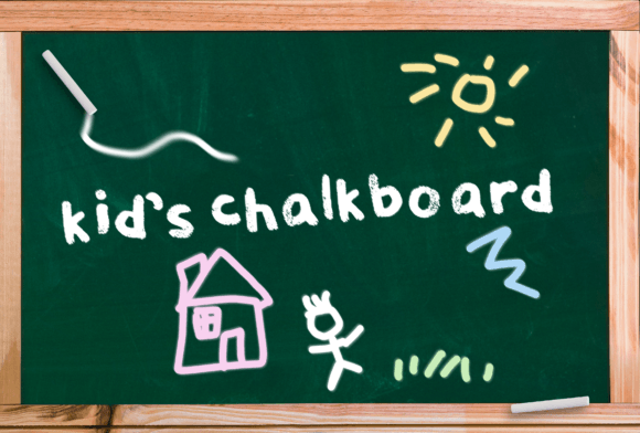 Kids Chalkboard Font for Playful, Professional Kids’ Design