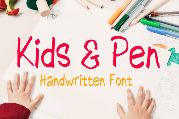 Kids Pen: A Playful Handwritten Font for Editorial Design