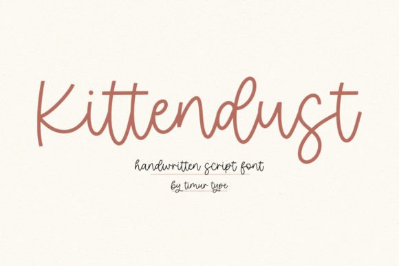 Kittendust: A Premium Script Handwritten Font for Digital Design
