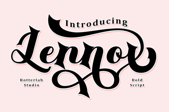 Lennox: A Trendy Handwritten Font for Small Business Branding