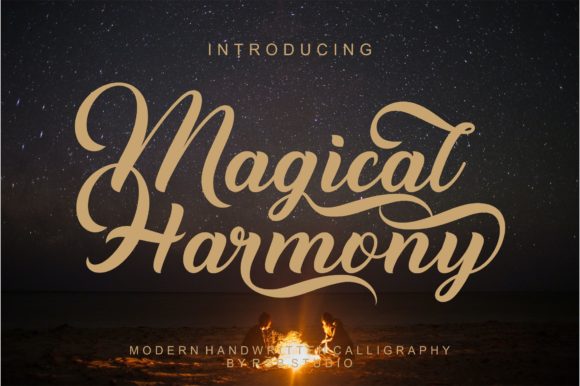 Magical Harmony: A Script Handwritten Font for Editorial Design