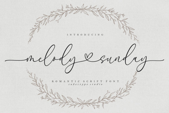 Melody Sunday: A Chic Script Handwritten Font for Elegant Editorial Design