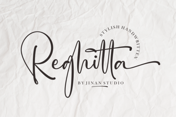 Reghitta: A Romantic Script Font for Handmade Creators