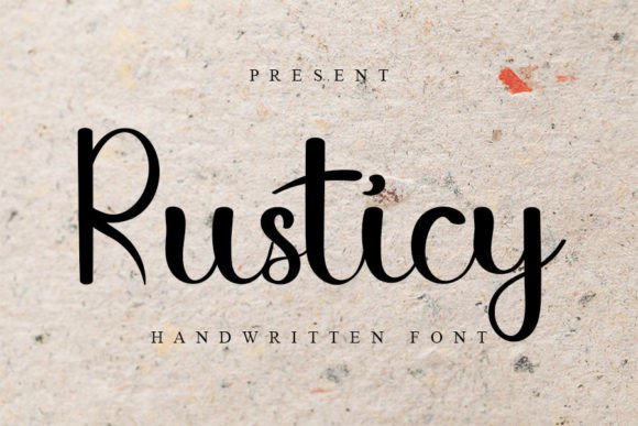 Rusticy: A Colorful Handwritten Font for Crafty Branding