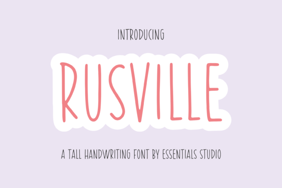 Rusville: A Delicate Script Handwritten Font for Editorial Warmth