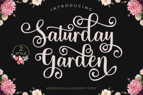 Saturday Garden: A Script Handwritten Font for Creative Makers