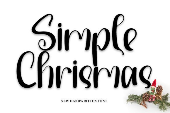 Simple Chrismas Font for Timeless Brand Elegance
