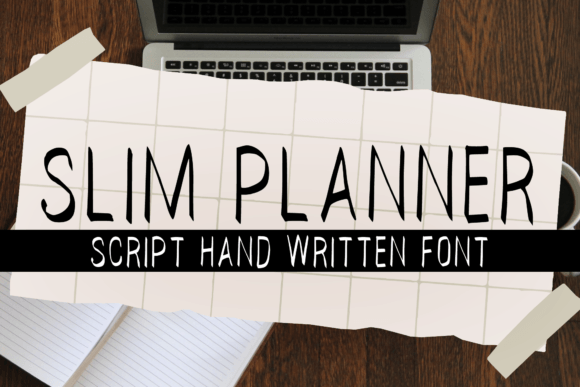 Slim Planner: A Casual & Neat Handwritten Font for Modern Marketing