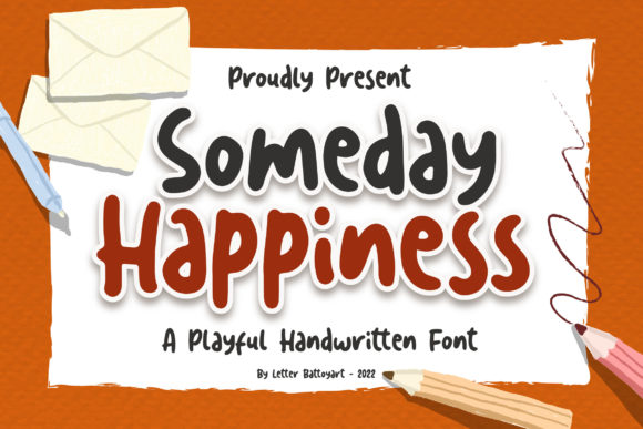 Someday Happiness: A Script Font for Editorial Elegance