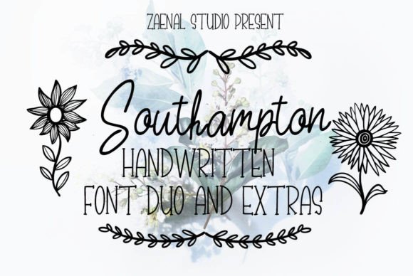 Southampton Font: A Script Handwritten Typeface for Real Branding