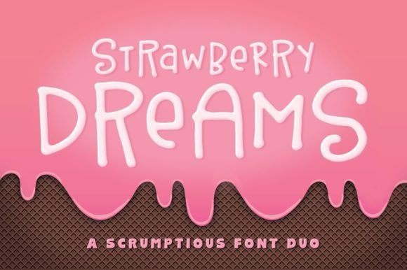 Strawberry Dreams: A Script Handwritten Font for Branding and Design