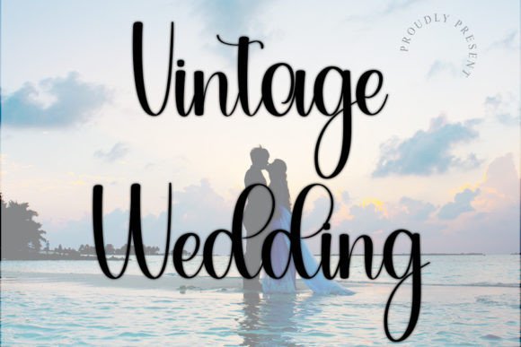Vintage Wedding: A Timeless Script Font for Editorial Design