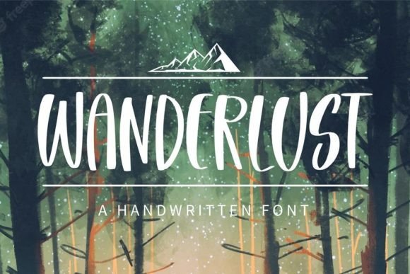 Wanderust: A Sweet & Versatile Script Handwritten Font