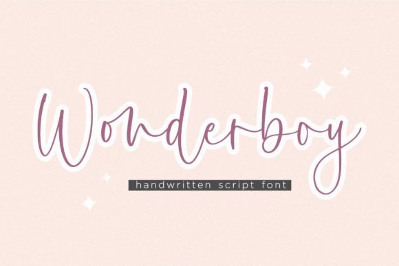 Wonderboy: A Script Handwritten Font That Makes Your Campaign Stand Out