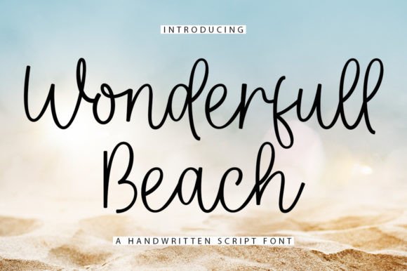 Wonderfull Beach: The Script Handwritten Font for Premium Branding and Social Media Design