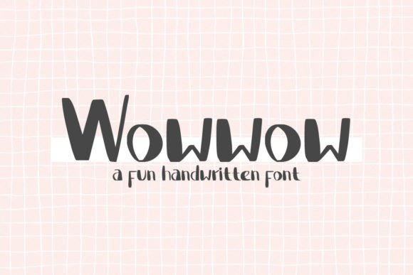 Wowwow Font: Bold Handwritten Script for Standout Branding