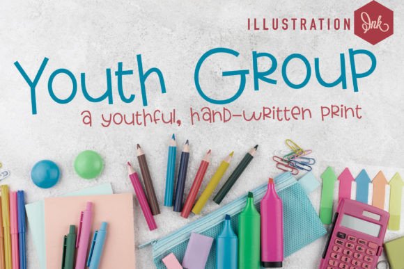 Youth Group Script Handwritten Font for Playful Digital Branding